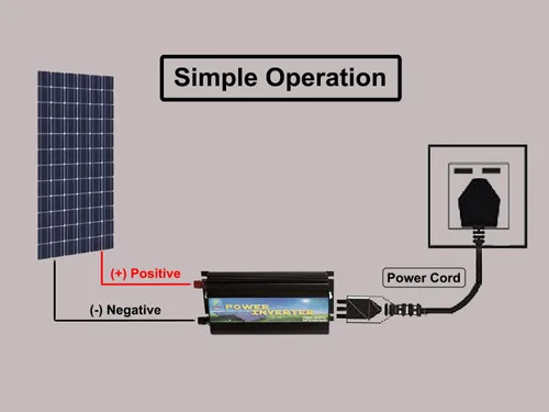 Miniatura 5 de Inversor solar de lazo de rejilla 500w DC11-28v a AC90-130v para sistema solar 12v