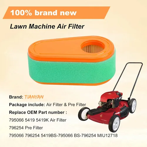 Miniatura 6 de TIANYAN 795066 796254 Reemplazo del filtro de aire para 775 775EX 800 800E 825E 850 850E 875EX 950E Series Engine HD775HW HU775AWD HU775BBC HU775H
