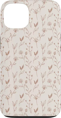 Miniatura 7 de Beige Tan Wildflower Floral Minimal Flower Boho Case for iPhone 17