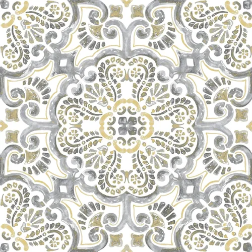 Miniatura 13 de FloorPops FP2477 Fontaine - Azulejos de suelo Peel & Stick, color azul