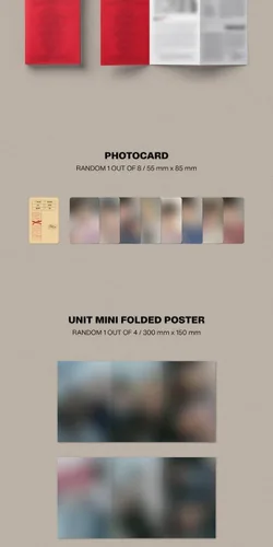 Miniatura 3 de Stray Kids MAXIDENT 7º Mini álbum versión CD+unidad mini póster plegable en paquete+fotolibro+papel de letras+tarjeta fotográfica+seguimiento