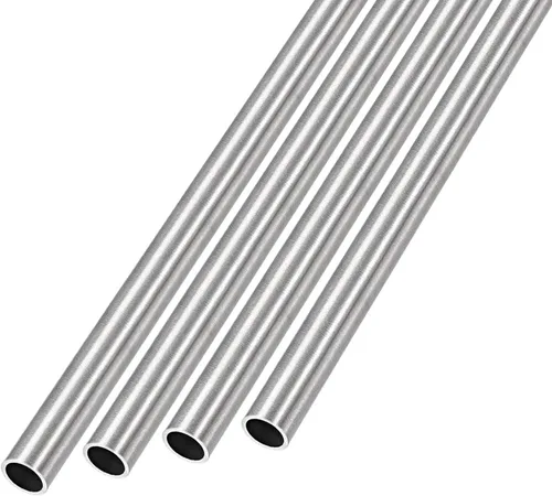 Miniatura 23 de METALLIXITY Tubo de acero inoxidable 304 (0.039 in de diámetro x 0.006 in de alto x 11.811 in de largo), 4 piezas, tubo recto, para muebles