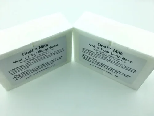 Miniatura 3 de 通用 Base de jabón para derretir y verter leche de cabra de 2 libras, fácil de derretir y verter, natural, orgánico, base de jabón vegano, sin