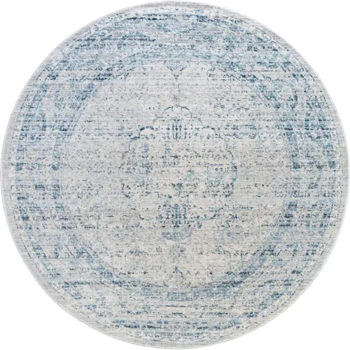 Miniatura 20 de Unique Loom Noble Collection - Alfombra de área tradicional, envejecida, vintage, geométrica, con borde (2' 2 x 3' 0 rectangular, azul/beige)