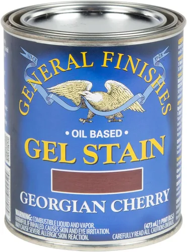 Miniatura 17 de General Finishes - Tinte en gel base de aceite, 1 cuarto de galón, cereza georgiana Georgian Cherry