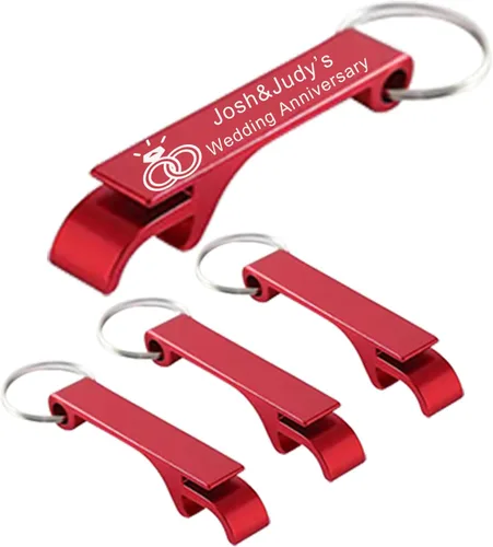 Miniatura 7 de Abrebotellas personalizado, llavero a granel, abrebotellas con texto grabado personalizado, abrebotellas de cerveza con logotipo, regalo para fiesta