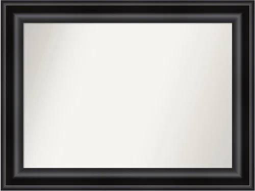 Miniatura 451 de Amanti Art Espejo personalizado, espejo de baño negro puente, espejo de pared o espejo de tocador de baño sobre el fregadero (26 x 26 pulgadas)