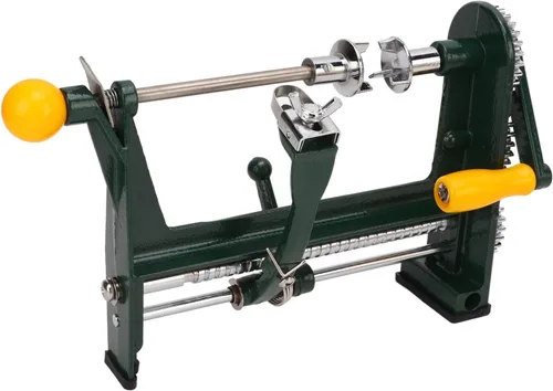 Miniatura 5 de Fdit Pelador de peras, pelador de frutas multifunción de acero inoxidable con abrazadera, para naranja, limón, pera, melocotón, patata