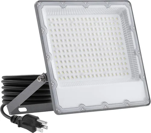Miniatura 10 de WeDo Luz de Inundación LED RGB 150W Equivalente – Foco Exterior de Cambio de Color de 60W con Enchufe, Control Remoto, 4 Modos, Atenuación de 8