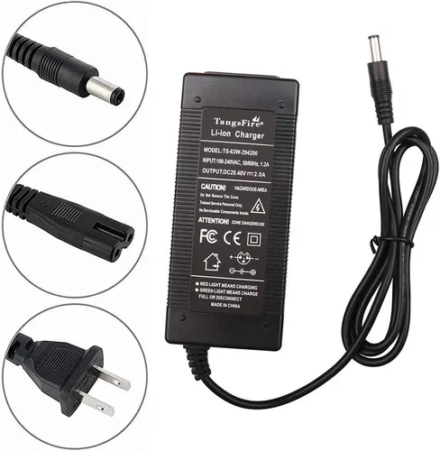 Miniatura 6 de Cargador de 29.4V CC 29.4V/0.4a 25.9V 24V para batería de litio 7S, baterías de litio de 350 W, 12 AH, 500 W, sillas de ruedas plegables ligeras