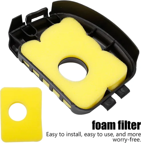Miniatura 6 de Hoypeyfiy 595660 Cubierta para limpiador de aire 595663 Base para filtro de aire 799579 Filtro de espuma para limpiador de aire de repuesto