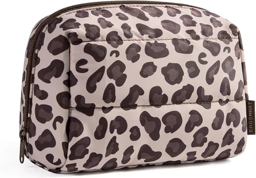 Miniatura 21 de BAGSMART Pequeña bolsa de maquillaje, bolsa de cosméticos de viaje, bolsa de maquillaje pequeña con cremallera, bolsa de aseo resistente al agua