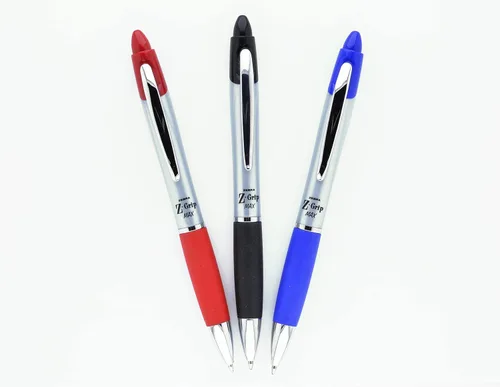 Miniatura 4 de Zebra – Pluma retráctil Z-Grip Max, punta mediana, 1.0 mm, 12 unidades, Negro