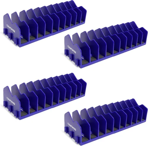 Miniatura 7 de Cenfoge - Organizador de alicates, 20 ranuras con base antideslizante para cajón de caja de herramientas, solución de almacenamiento de herramientas