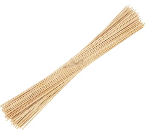 Miniatura 10 de BambooMN - 5mm Semi-Point Multipurpose Tornado Potato Bamboo Skewers - 15" (38cm) - 100 Pieces