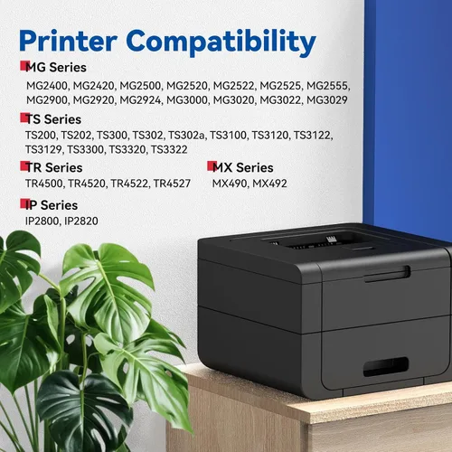 Miniatura 2 de PG-245XL - Cartucho de tinta negra de repuesto para Canon 245XL 245 PG245 XL de alto rendimiento para PIXMA MG2525 MG3022 MX490 TS202 TS3322 TR4520