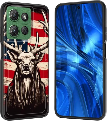 Miniatura 102 de Funda para Moto G 5G 2023, [probada en caídas de grado militar], resistente, resistente, resistente, a prueba de golpes, funda protectora