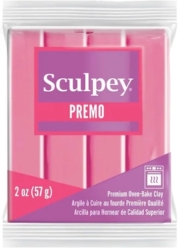 Miniatura 9 de Sculpey Premo™ Arcilla polimérica para horno, Rosado con brillo, No tóxica, barra de 2 oz., Ideal para hacer joyas, vacaciones, DIY, medios mixtos