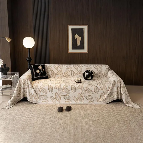 Miniatura 33 de ROOMLIFE Manta Funda Azteca Bohemia para Sofá, Decoración del Hogar Estilo Granja, Fundas de Sofá para Loveseat, Sofás de 2/3 Cojines, Apta