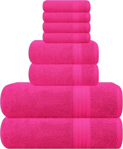 Miniatura 128 de GLAMBURG - Juego de 12 toallas faciales ultrasuaves de 13 x 13 pulgadas, 100% algodón, duraderas y altamente absorbentes, ideales para baño, cocina