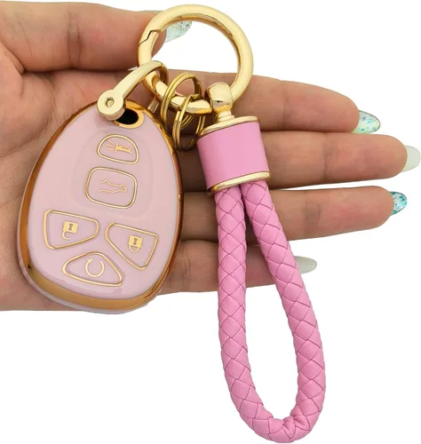 Miniatura 5 de Funda para Llavero Portallaves Estuche Soporte para Llaves Carcasa Protectora de TPU Suave Protector Accesorios para Automóvil