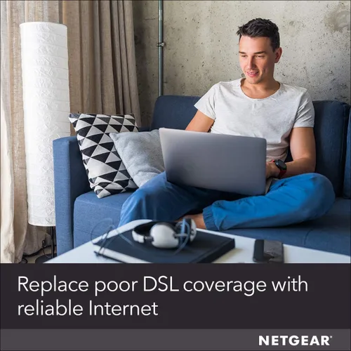 Miniatura 5 de NETGEAR Hotspot WiFi móvil Enrutador 4G LTE AC797-100NAS Velocidad de descarga de 400 Mbps Conecta hasta 15 dispositivos Crea una WLAN