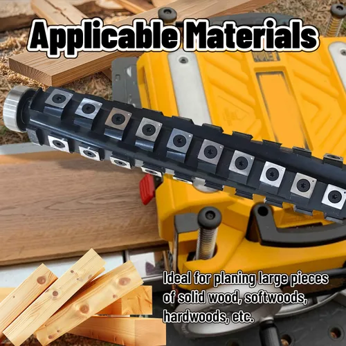 Miniatura 6 de Cabezal de corte helicoidal espiral de 13 pulgadas para cepilladora DeWalt DW735 DW735X