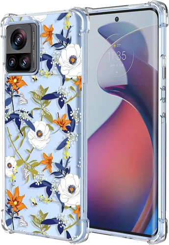 Miniatura 90 de Funda para Moto G Stylus 2021 4G Clear Flower Funda de teléfono TPU suave a prueba de golpes, antiarañazos, funda protectora para Motorola G Stylus