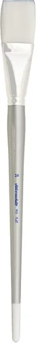 Miniatura 17 de Silver Brush Limited 1903S6 Bristlon Filbert - Brocha para pinturas acrílicas y al óleo, tamaño 6, mango corto Filbert - Mango corto