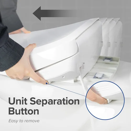 Miniatura 13 de SmartBidet SB-2600 - Asiento para bidé eléctrico con mando a distancia, con calefacción electrónica, secadora de aire caliente y función de lavado