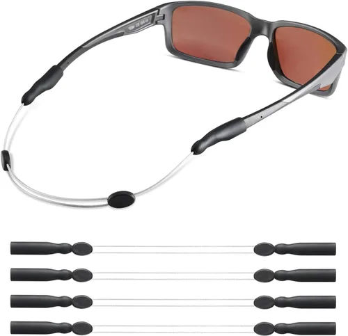 Miniatura 11 de Correa para gafas, correa ajustable sin cola para lentes de sol y gafas, correas de cable, soportes para gafas alrededor del cuello, cordón