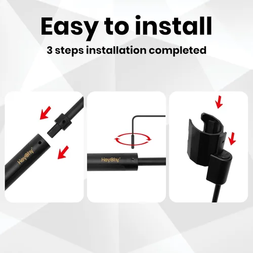 Miniatura 5 de HEYCHY Soporte para Pistola de Masaje para la Espalda, Compatible con la mayoría de las Pistolas de Masaje Super Mini, para Áreas de Difícil Acceso