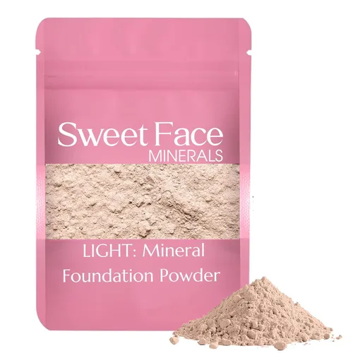 Miniatura 28 de Sweet Face Minerals - Recambio de polvo de base (BEIGE) (bolsa de 0.42 oz) por Sweet Face Minerals, polvo de maquillaje ligero y mineral suelto