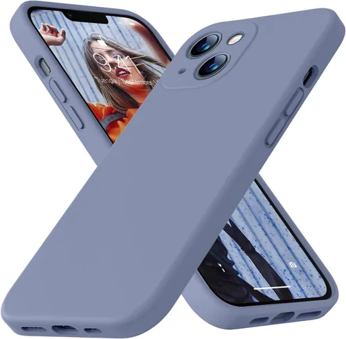 Miniatura 30 de Funda compatible con iPhone 13 de 6.1 pulgadas, de silicona líquida premium [forro de microfibra suave antiarañazos], goma de gel, protección Uva