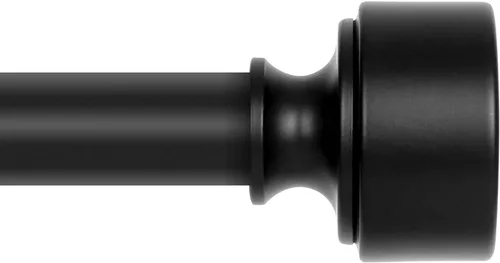 Miniatura 13 de Barras de cortina doradas para ventanas de 28 a 48 pulgadas (2.3-4 pies), barra de cortina resistente de 1 pulgada de diámetro, postes de cortina