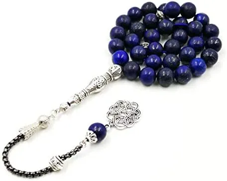 Miniatura 4 de Lapislázuli Tasbih - Pulsera islámica de 33, 45, 66, 99 cuentas
