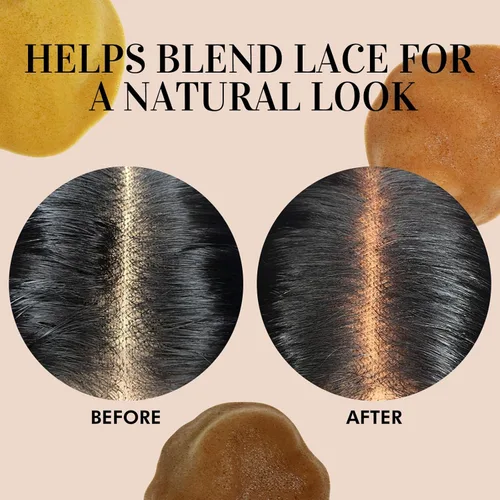 Miniatura 7 de Dolahair Lace Tint Spray For Wigs Melt, Mousse Spray Foam Melting Hair Mousse For Lace Front Wig With 2 Lace Melting Band Lace Glue Kit Bleach for