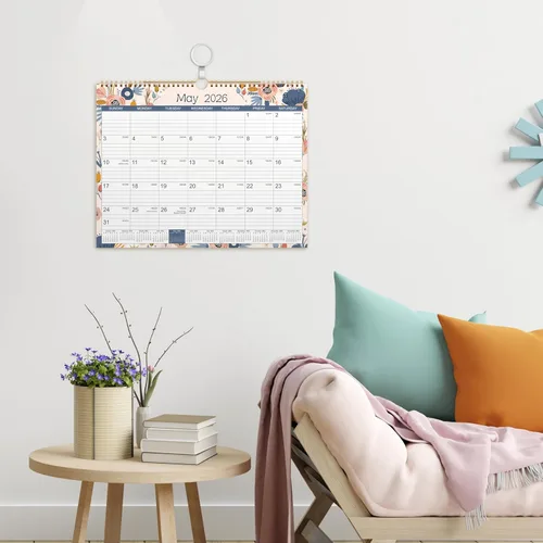 Miniatura 5 de Calendario 2026, Calendario de pared de 12 meses desde enero de 2026 hasta diciembre de 2026, 14.8 x 11.4 pulgadas, mensual con fecha juliana