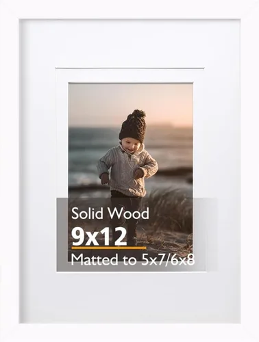 Miniatura 14 de KINLINK 3.5x5 Picture Frame, Ash Black Solid Wood Frame with Plexiglass for Table Top and Wall Mounting, Photo Frame for Horizontal or Vertical