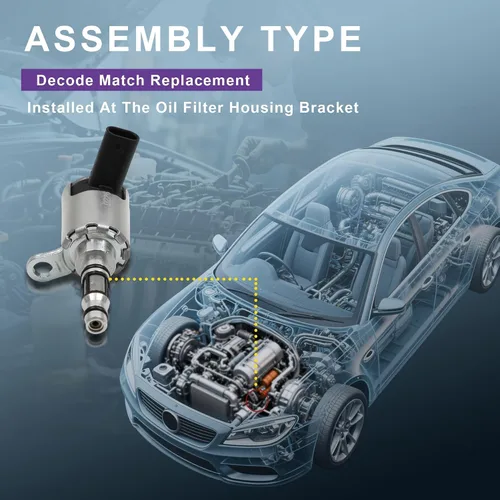 Miniatura 6 de Válvula solenoide de control de presión de aceite VVT Actuador Válvula 06K115243AA Reemplazo para VW Golf Sharan Touareg Audi A3 A4 A5 A6 A7 Q5 Q7