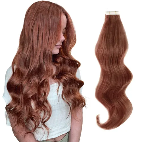 Miniatura 29 de Sassina Extensiones de Cabello Humano con Cinta Negro Azabache 12 Pulgadas 30g/paquete 20pcs Liso Sin Costuras Trama de Piel Extensiones de Cabello