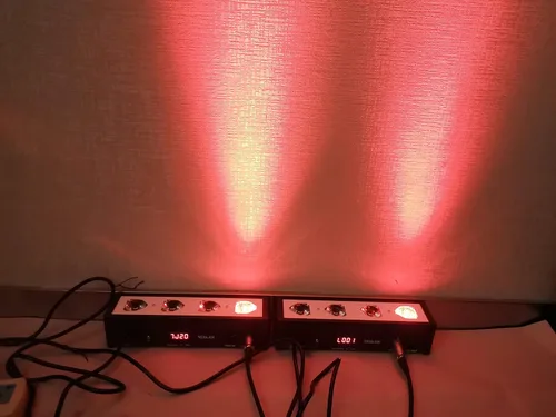 Miniatura 5 de Luz LED para escenario de lavado de pared, 4 piezas, X3W RGB 3 en 1 LED y casa de aluminio completo de 7 modos DMX512 para discoteca/fiesta/teatro
