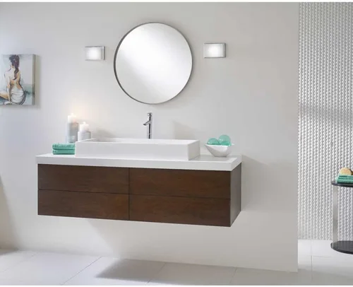 Miniatura 3 de Progress Lighting Ace LED Collection - Lámpara LED moderna de cristal grabado con 2 luces, cromo pulido