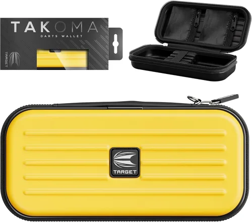 Miniatura 10 de Target Darts Funda de dardos Takoma, tamaño regular, negra Guarda 3 dardos completamente ensamblados y accesorios Estuche con bolsillos con Negro