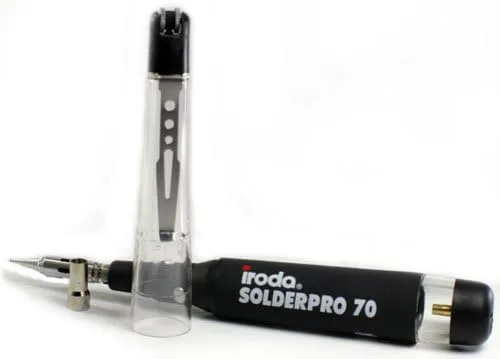 Miniatura 2 de Iroda SOLDERPRO 70 Kit de soldador de butano recargable inalámbrico y antorcha