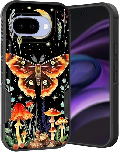 Miniatura 112 de Funda para Pixel 6A, Híbrida de Doble Capa de Servicio Pesado Resistente a Prueba de Golpes PC Duro + Funda Protectora de Silicona Suave para Google