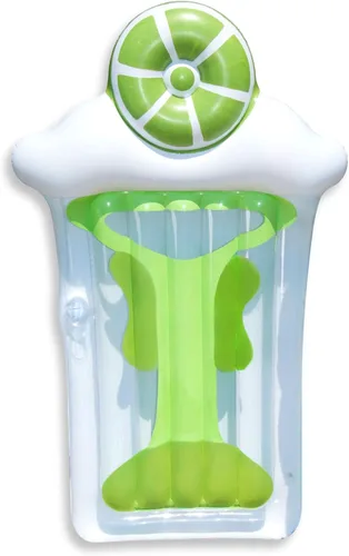 Miniatura 19 de Swimline Colchón Flotador Inflable para Piscina, Tumbona Flotante, Correcaminos de Ron, Rojo Botella De Ron