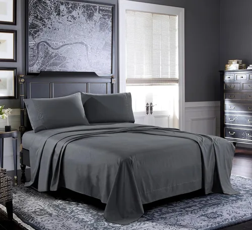 Miniatura 13 de Pure Bedding Sábanas – Juego de sábanas individuales [3 piezas, azul cielo] – Hotel Luxury 1800 microfibra cepillada – Suave y transpirable – Sábana