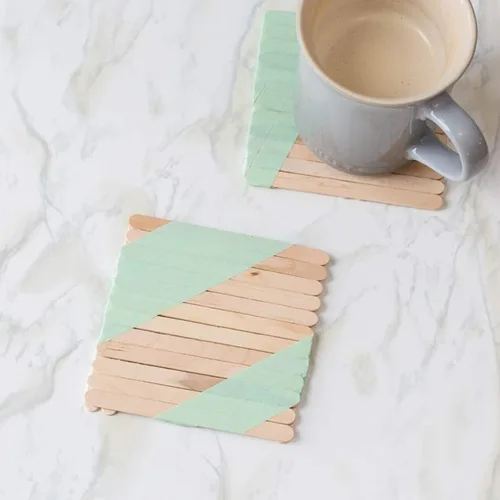 Miniatura 6 de WISYOK 450 palitos de manualidades de 2.5 pulgadas, palitos de madera para manualidades en el hogar y la escuela, ideales para artes y trabajos