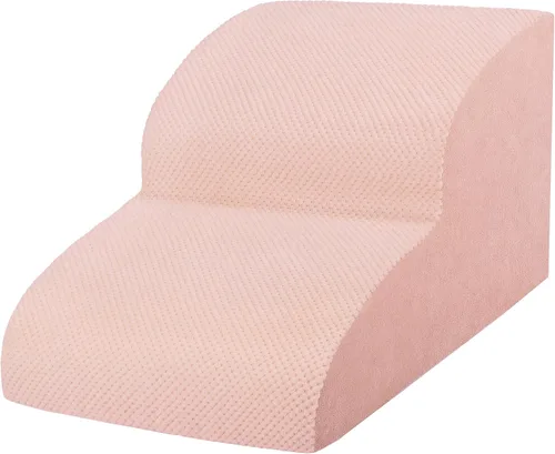 Miniatura 9 de Escaleras para perros pequeños, rampa de espuma de alta densidad para perros, escalones extra anchos antideslizantes para camas altas o sofá